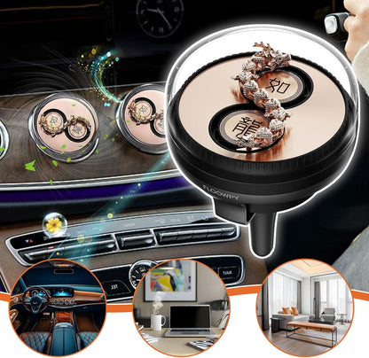 Air Freshener for Car | Wind Power Aromatherapy | Dynamic Dragon Rotating Aromatherapy Decoration for Home Room Kitchen Bedroom