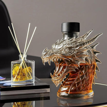 Generico Whiskey Bottles, Dragon Decanter, Novelty Liquor Display, Glass Beer Server, Built to Withstand Extremes, Medieval Workmanship, Hassle-Proof Upkeep, Collector Gift Use