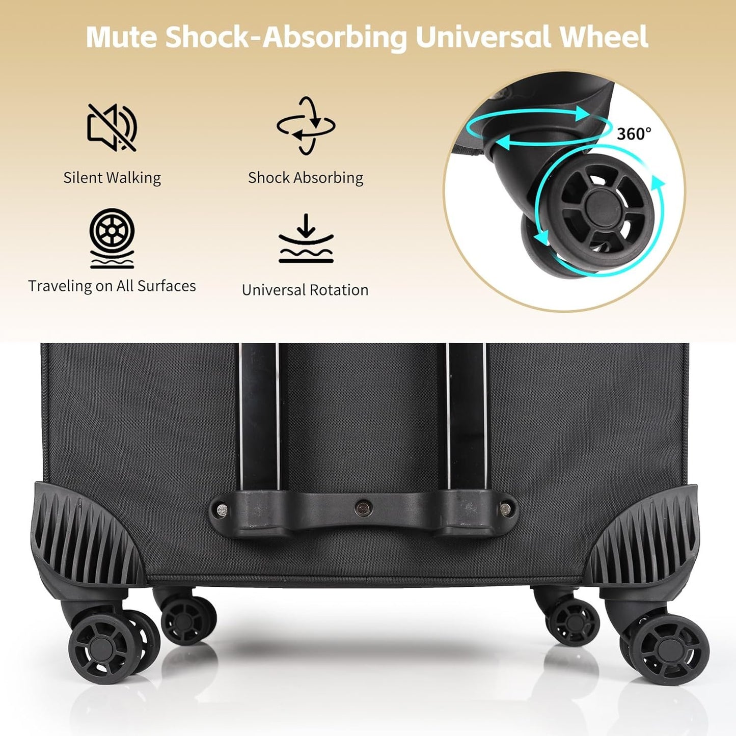 Rolling Makeup Case Professional Makeup Bag Makeup Artist Bags 4 in 1 Cosmetics Rolling Organizer Extra Large Trolley Makeup Travel Case with 360° Swivel Wheels and Adjustable Dividers