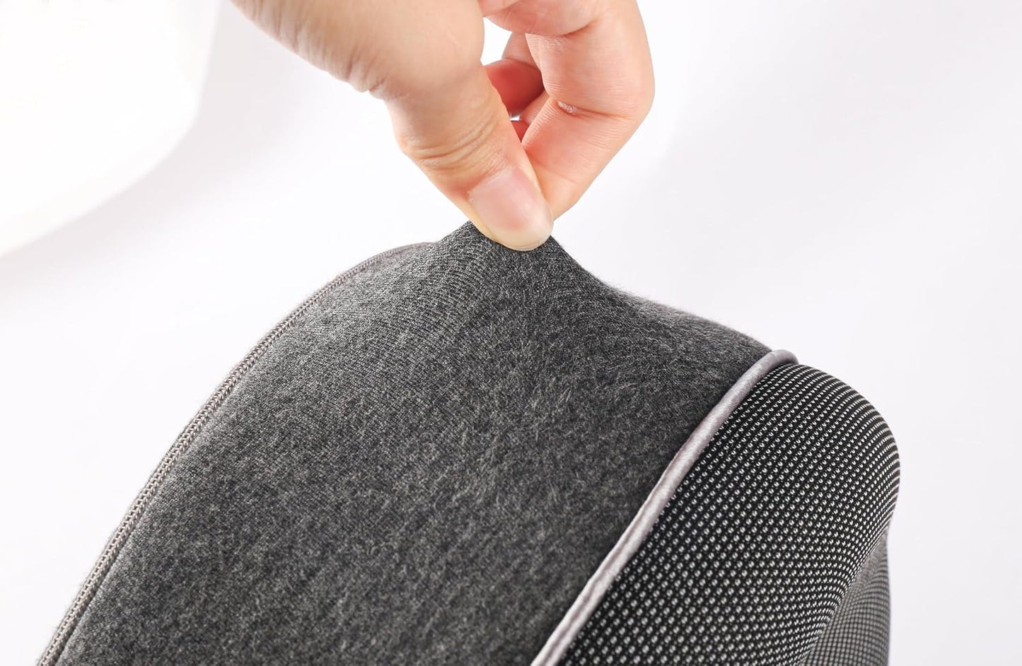 Luxury Memory Foam Travel Neck Pillow - Ergonomic, 360-Degree Folding Neck Support - Aeroplane Portable, Adjustable &Therapeutic Relief - Ideal for Airplane, Car - Neck Pain Relief - Black