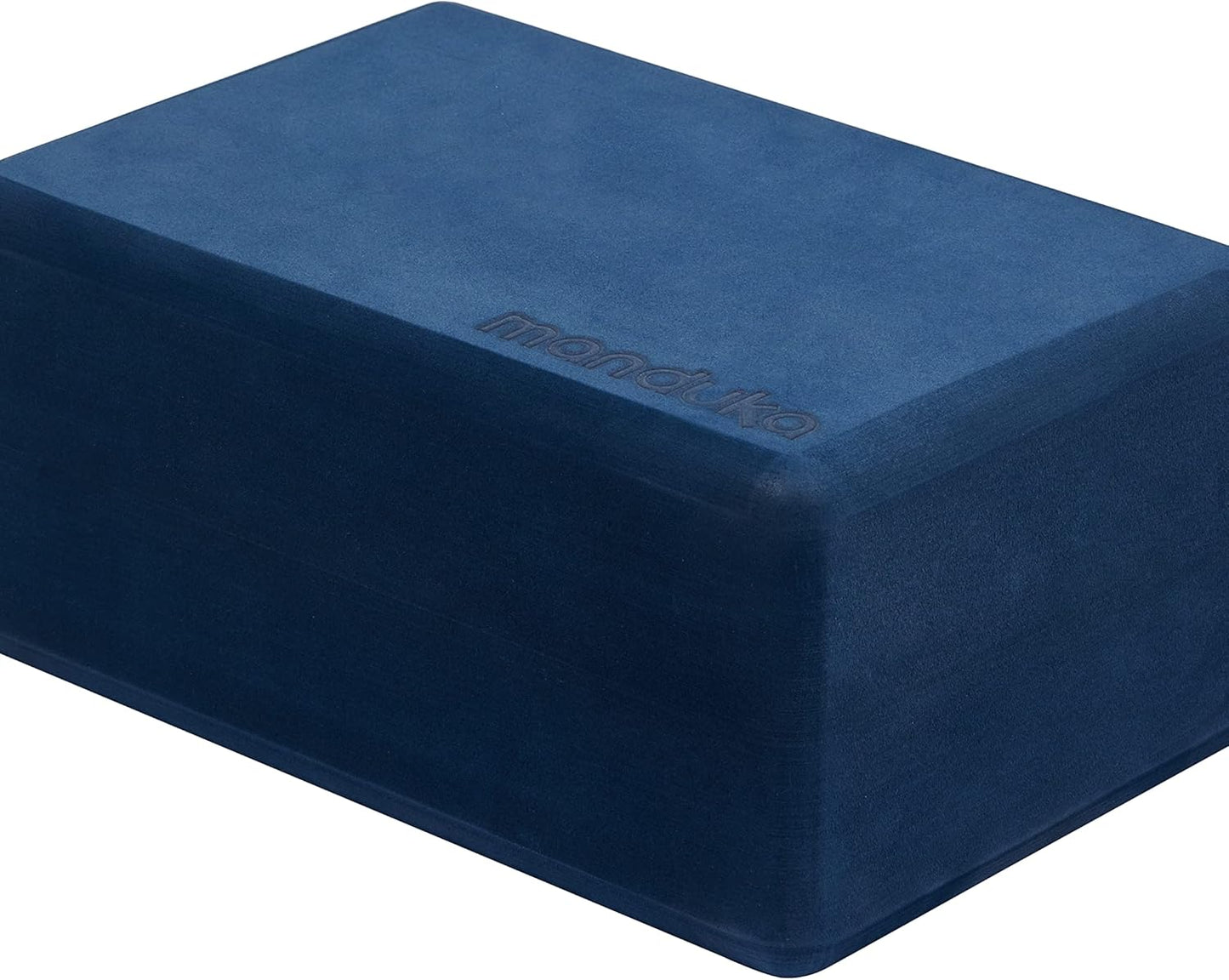 Manduka Yoga Block - Yoga Prop and Accessory, Good for Travel, Comfortable Edges, Lightweight, Firm