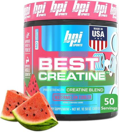 BPI Sports Best Creatine, 50 Servings, Watermelon Coolor, 0.3 Kilograms