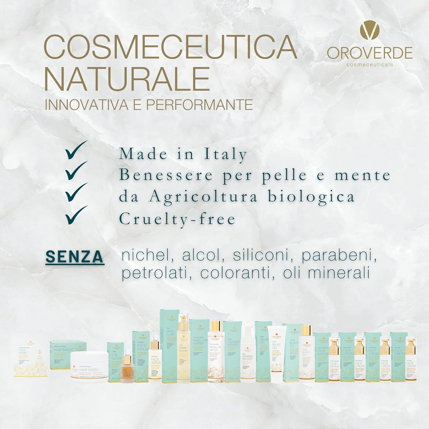 OROVERDE Anti-Age Face Cream 50 ml – Moisturizing Anti-Wrinkle Primer Effect Treatment – with Cannabidiol, Hyaluronic Acid and Organic Natural Ingredients – Luxury Skincare, Made in Italy