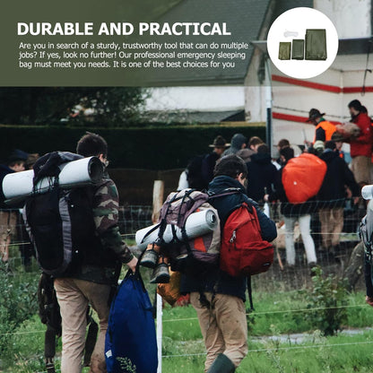 OSOLADY Emergency Thermal Sack with Blanket Tent Lightweight Portable Outdoor Sleeping Sack for Camping Hiking Survival and Emergency Situations