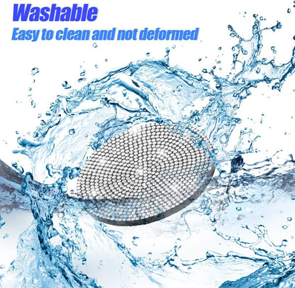 2PCS Bling Car Cup Holder Coaster, Handcrafted Rhinestone Crystal Cup Holder Coaster Anti-Slip Universal for Cars, SUVs, Home, Office, Car Interior Accessories for Women & Men (White)