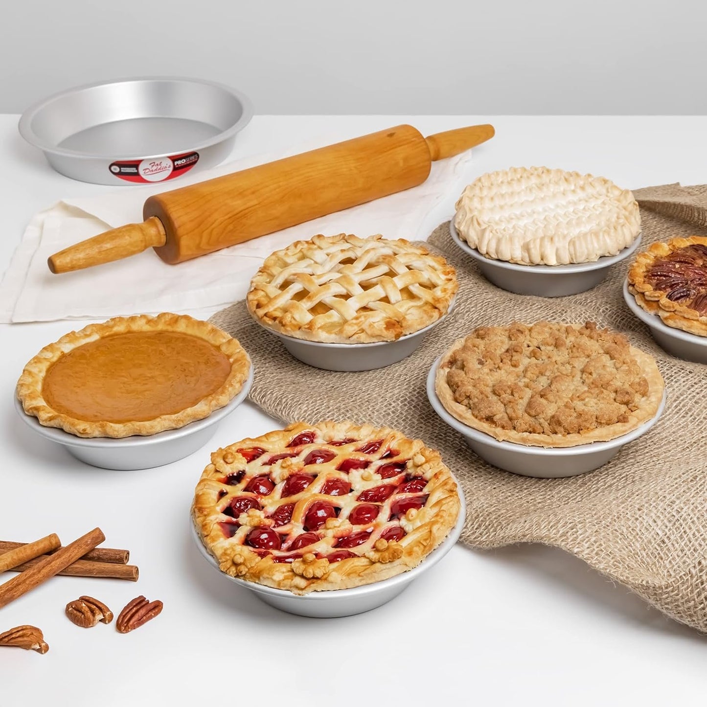 Fat Daddio's Pie-9 Anodized Aluminum Pie Pan, 9 x 1.5 Inch