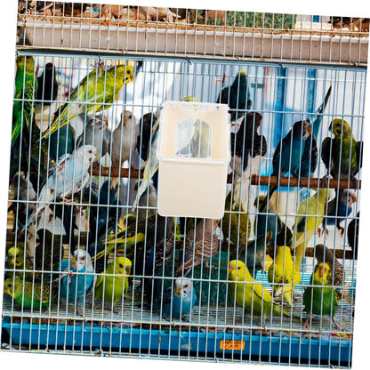 BESPORTBLE 4Pcs Pigeon Hanging Feeder with Protective Lid Durable Multi Functional Feeding and Watering for Pigeons for Daily Use Pigeon Loft Backyard