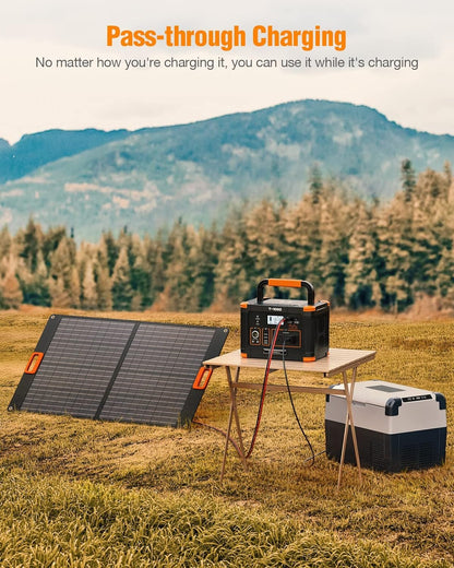 Portable Power Station 1000W (Peak 2000W), GRECELL Solar Generator 999Wh with 60W USB-C PD Output 110V Pure Sine Wave AC Outlet Backup Lithium Battery for Outdoors Camping Travel Hunting Home