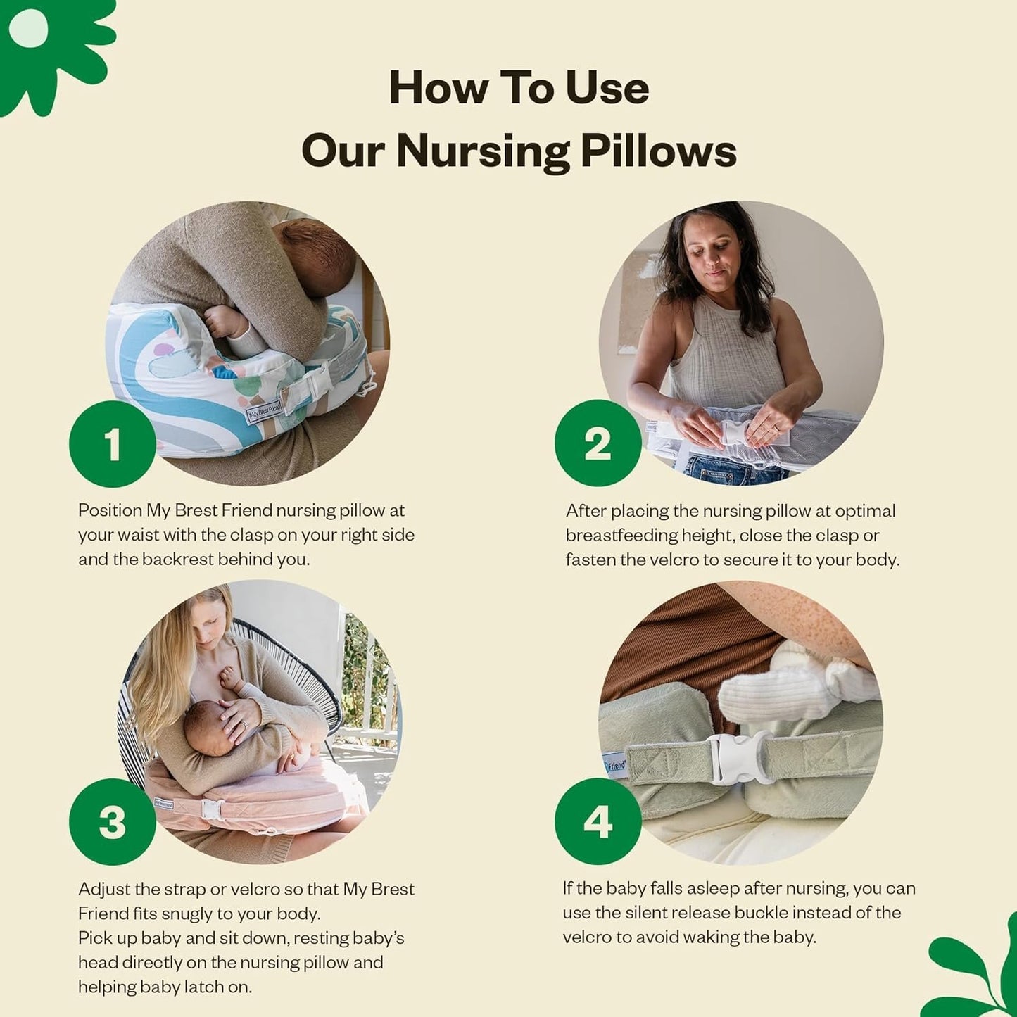 MY BREST FRIEND Super Deluxe Gold Breastfeeding Pillow, Gold, One Size Fits Most (725)