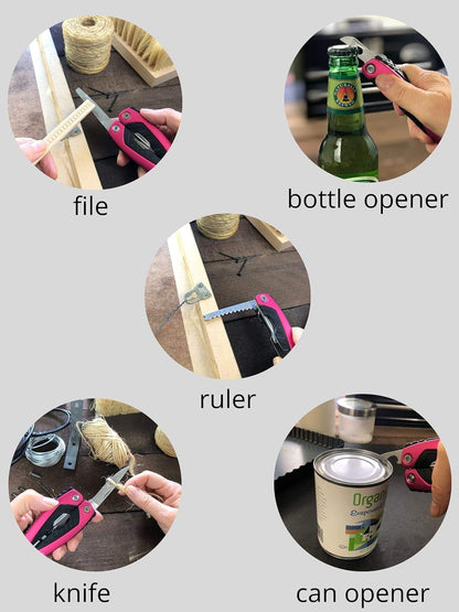 Apollo 14-in-1 Multi Pliers - Pink