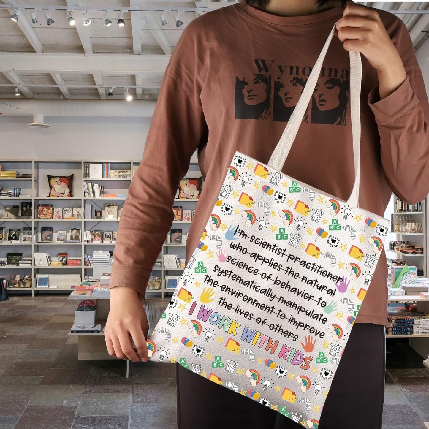 RBT Registered Behavior Tech Work With Kids Tote Bag School Autism Clinic SPED Para Gift