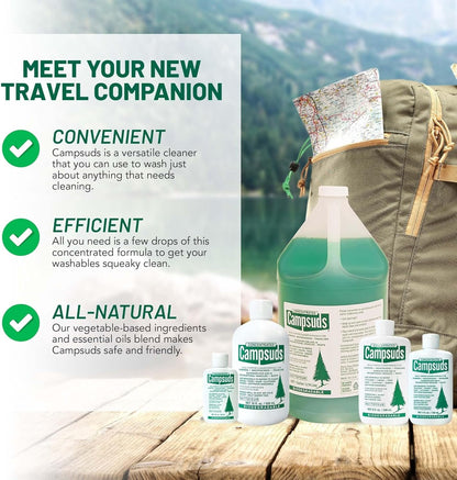 Sierra Dawn Outdoor Soap - Premium Biodegradable Camping & Backpacking Essential - All-Purpose Natural Soap for Dishes, Clothes & Personal Care - Trusted by Outdoor Enthusiasts, 2 Ounce
