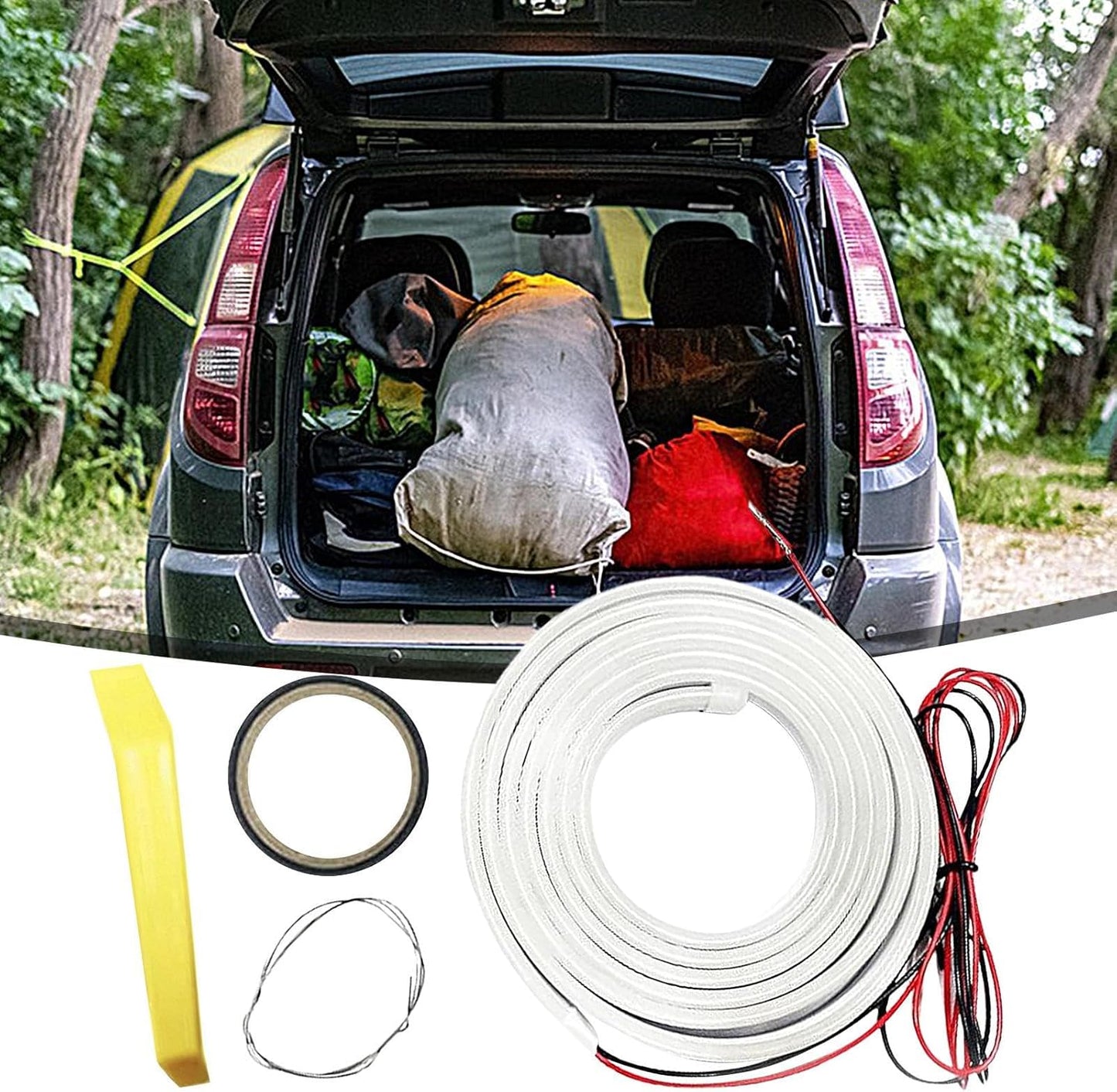 Trunk Light Strip - Dynamic Flowing Car Trunk Light Strip - Waterproof Auto Interior Illumination Accessories For Vehicles Sedan Handless Lighting Solution: Featuring Advanced Smart Sensors, This