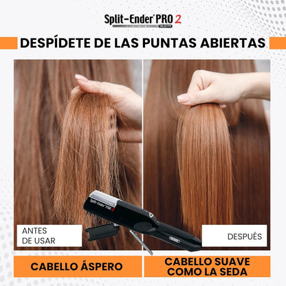 Split Ender Pro 2 Hair Repair Electric Tool for Split Ends, Damaged Hair Trimmer for Broken, Dry, Brittle and Frizzy Split Ends, Men & Women Hair Products for Personal Care - Black