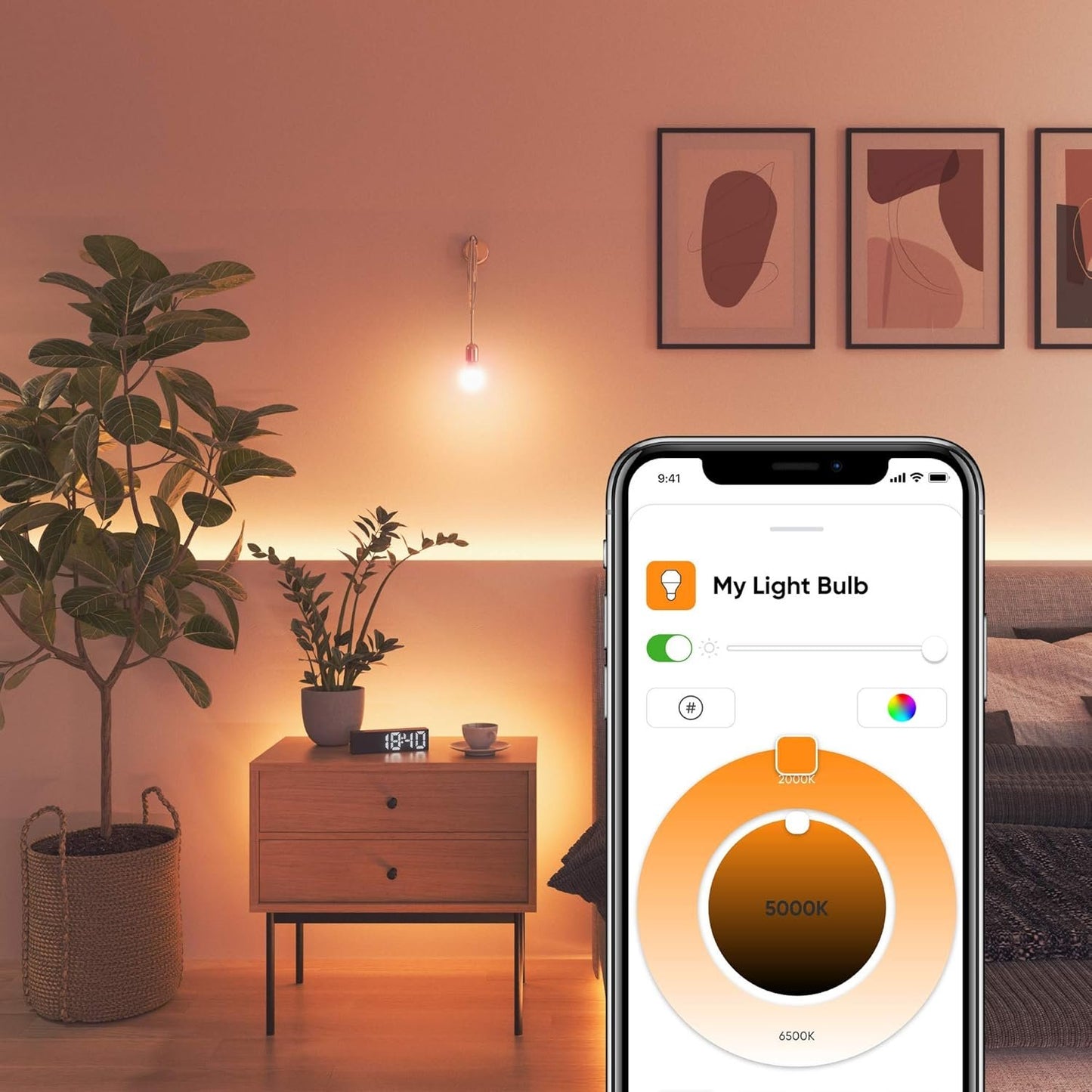 Nanoleaf Essentials B22 LED Bulbs, Pack of 3 RGBW Dimmable Smart Bulbs - Thread & Bluetooth Colour Changing Light Bulbs, Works with Google Assistant Apple Homekit, for Room Decor & Gaming