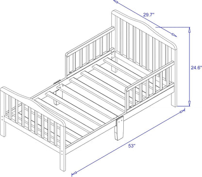 Lennox Furniture Toddler Bed Florence White