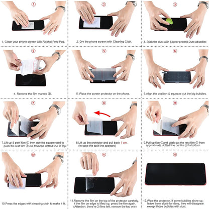 Orzero (3 Pack) Compatible for Samsung Galaxy Z Flip 6 / 5 5G / 4 5G / 3 Inside Screen Protector, Soft TPU Edge to Edge High Definition Anti-Scratch Bubble-Free (Lifetime Replacement)