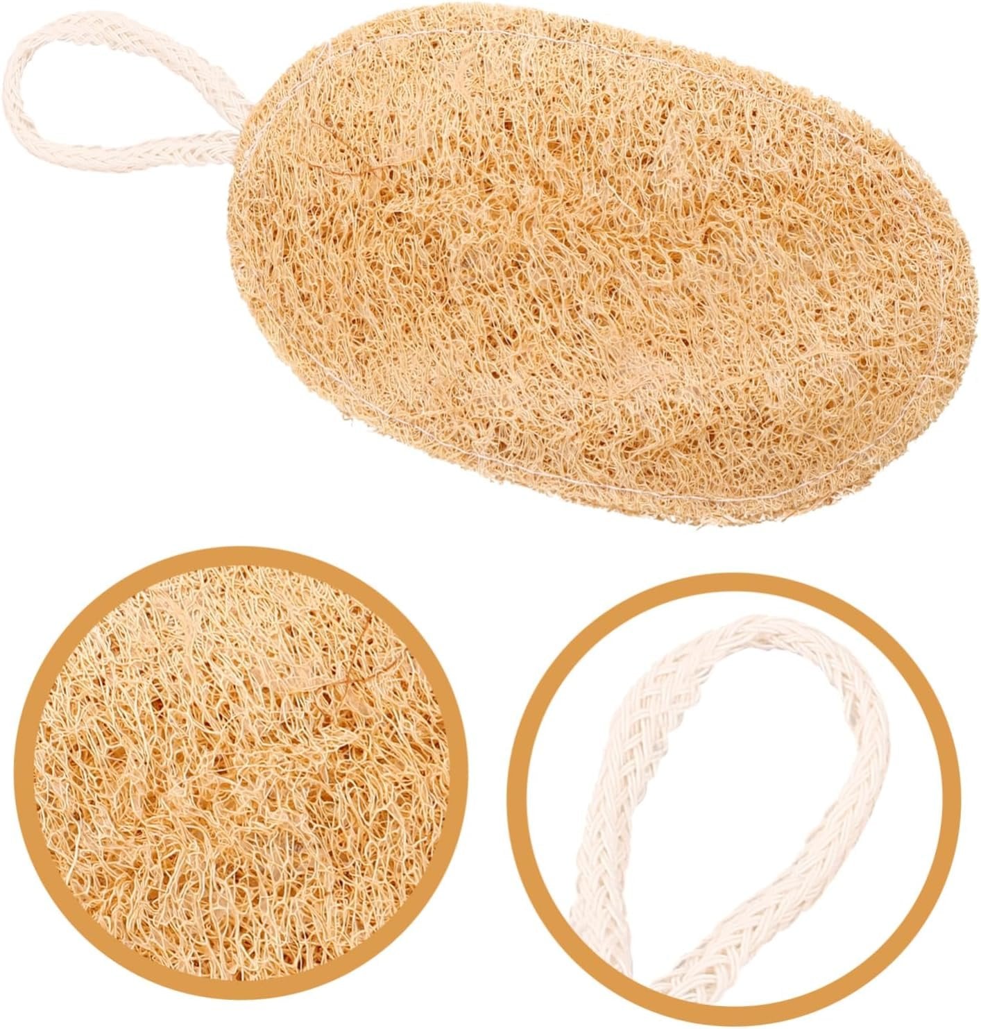 FOMIYES Kitchen Loofah Scrubber Thickened Dish Washing Sponge for Versatile Kitchen Bathroom Durable Loofah
