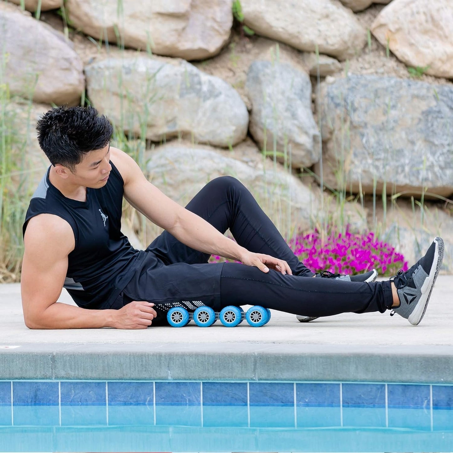THOREX Back Massager Chiropractor-Approved Back Roller and Body Roller for Muscles Deep Tissue, Heated Body Massager and Self Massage Tool for Pain Relief and Recovery Ideal for Men and Women
