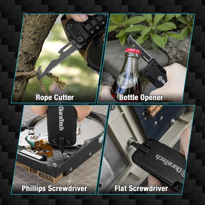 DuraTech 16 in 1 Multitool Pocket Knife