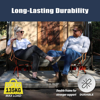 TREKOLOGY YIZI GO Portable Camping Chair - Lightweight, Foldable for Hiking, Outdoor, Beach, Picnic, Backpacking - Compact for Adults and Kids
