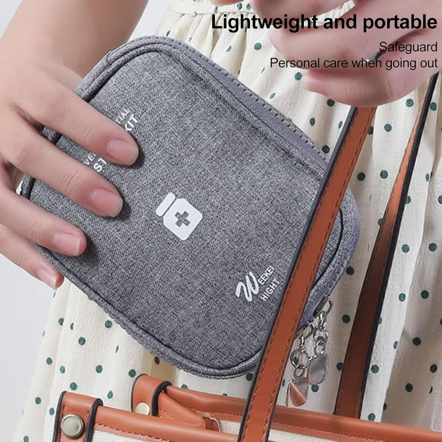 Borsa da viaggio per il primo soccorso, kit medico, portapillole, organizer compatto per escursioni all'aperto, sacchetto di emergenza impermeabile per stoccaggio medico, campeggio Health Safety