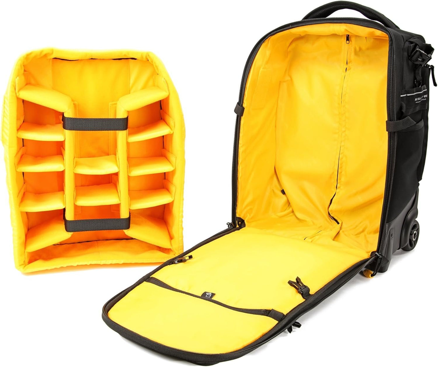 Vanguard Alta Fly 49T Durable, Customizable Trolley Bag, Black, (V243931)