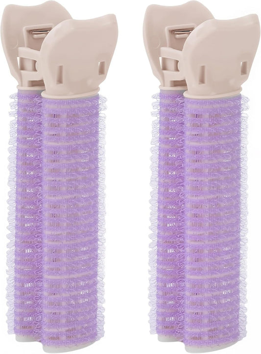 NHQZ Women Instant Volumizing Hair Clips Volume Roller Clips Curls Roots for All Hair Types Purple 2 Pcs