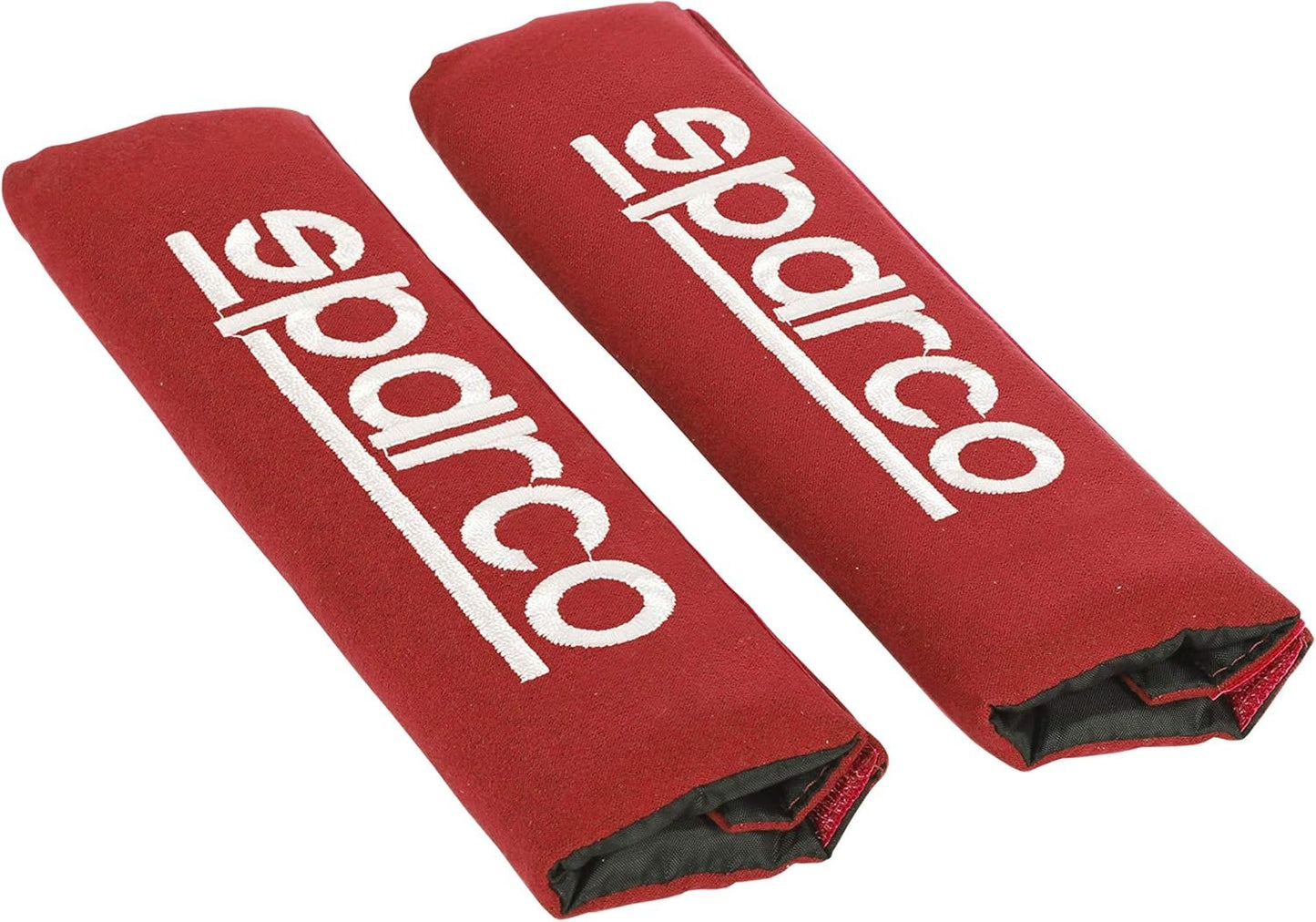 Sparco SPC1204RD Safety Belt Protectors, Red, Set of 2