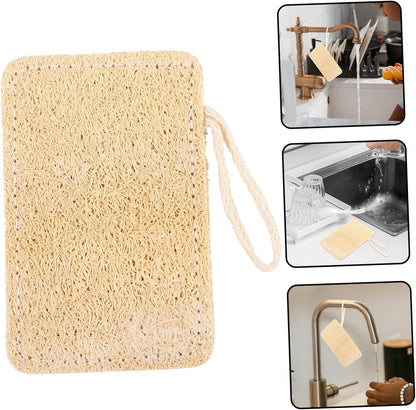 Beavorty Kitchen Loofah Scrubber Thickened Dishwashing Sponge for Kitchen Cleaning Multi Functional Loofah