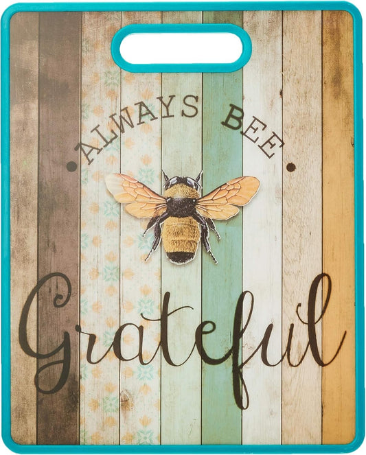 Boston Warehouse 27054 Always Bee Grateful Cutting Board