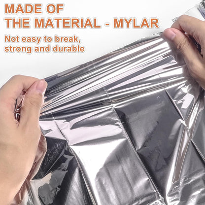 Oture Emergency Space Blankets, 6 Pack Survival Thermal Blanket, Mylar Thermal Survival Blankets Emergency Foil Blanket for Keeping Body Warm,Ourdoor, Hiking, Camping Gear, Travelling