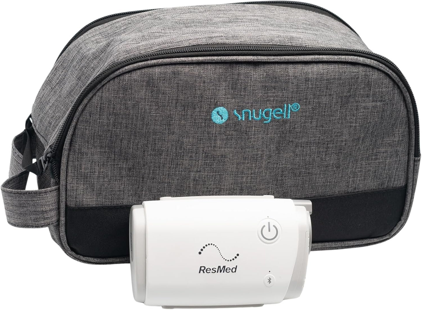 Snugell AirMini CPAP Travel Case – Compact, Lightweight Carry Bag for CPAP Machine – Organized Storage with Versatile Pockets for Accessories – Durable, Convenient, Travel-Friendly – Bag Only Included
