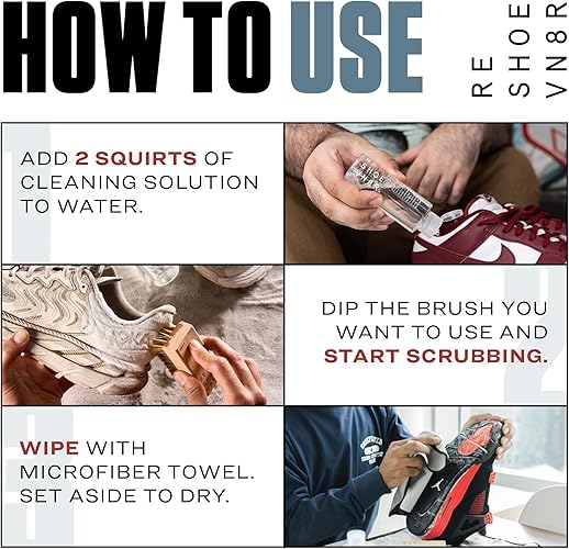 Reshoevn8r Shoe Cleaner Sneaker Kit - Premium Shoe Care & Cleaning Set for Assorted Materials