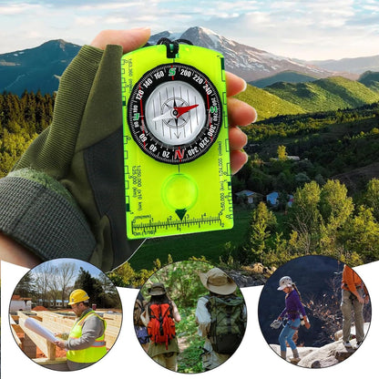 Lightweight Compass for Hiking | Precise Orienteering Compass for Outdoor | User Friendly Camping Gear, Lightweight Travel Supplies for Survival