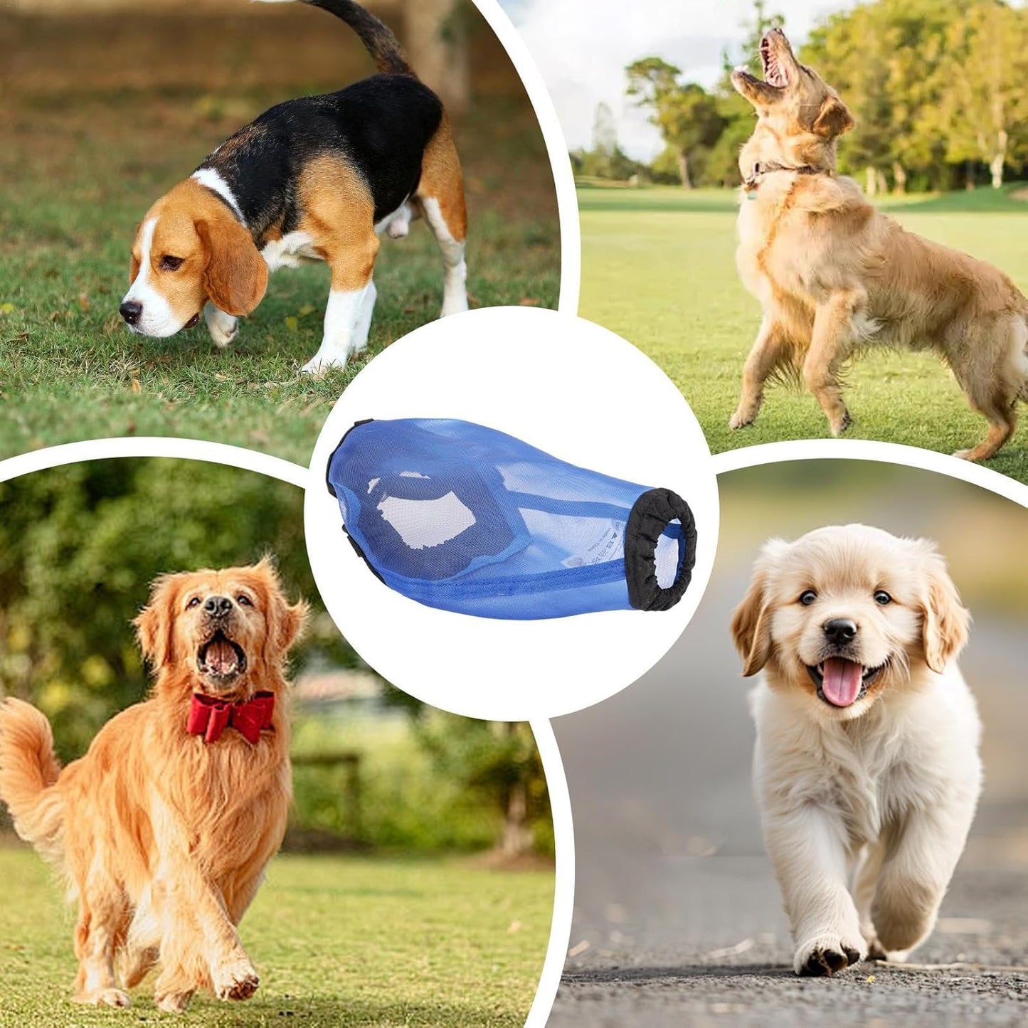 Soft Dog Muzzle, Adjustable Muzzle for Small Dogs, Dog Mouth Guard, Prevent Biting Muzzle, Dog Mouth Cover, Travel Dog Muzzle, Comfortable Dog Muzzle, Breathable Dog Muzzle, Lightweight Dog Muzzle