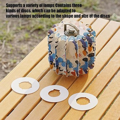 Jigsaw Puzzle Lampshade, Ceiling Lamp Shade, 4.72x4.53 Inches Pendant Fixture Decor, Waterproof Light Replacement Parts for Balconies Camping Picnics Outdoor Lighting Use