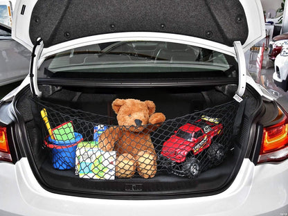 AUTOAC Car Cargo Net Boot Organizer Trunk Stretchable Truck Bed Net Organizer