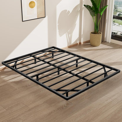 Floating Bed Frame King Size with Smart LED Lights, Modern Metal Platform Bed Base No Box Spring Needed - Easy Assembly and Noise Free