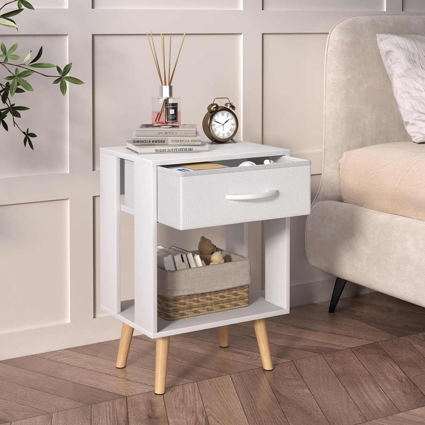 OYRREU Bedside Table Bedside Table Bedside Table Bedside Table Bedside Table Bedroom Bedside Table Small Set of 2 Bedside Table Furniture with Drawers