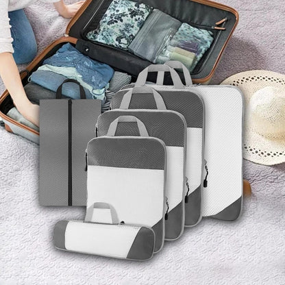 Gralara Ultimate Travel Packing Cubes Set for Seamless Organization, Gray