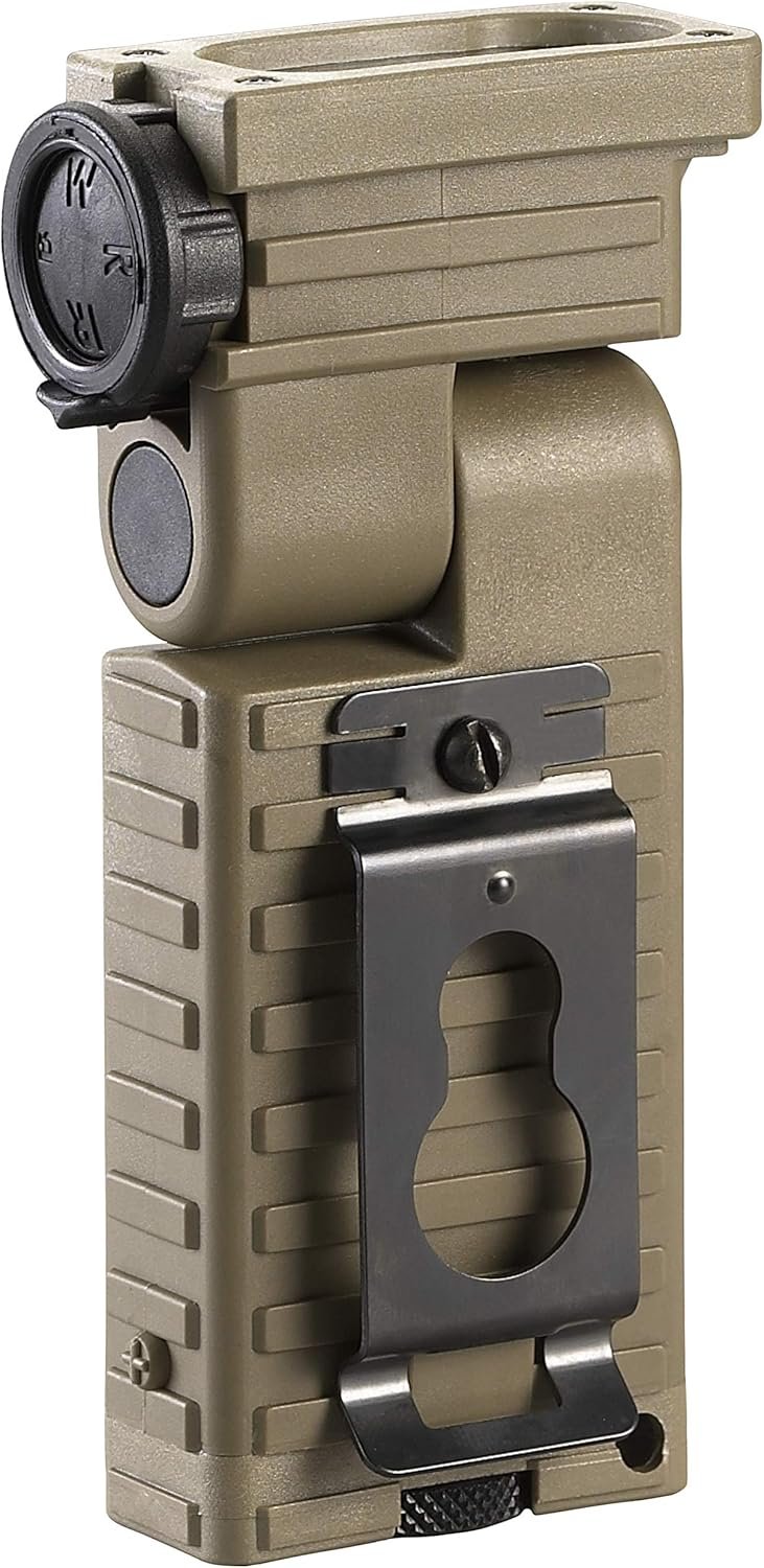 Streamlight 14032 Sidewinder 55-Lumen Military Tactical Flashlight with Articulating Head and Batteries, Coyote