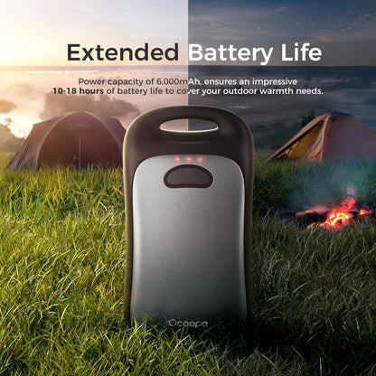 OCOOPA Magnetic Rechargeable Hand Warmers 2 Pack, IP45 Water Resistant, UL Certified, Portable Ergonomic Electric Handwarmer, Up to 9hrs, Pocket Size, Tech Gifts for Men, Raynauds, Outdoors, UT4 Urban