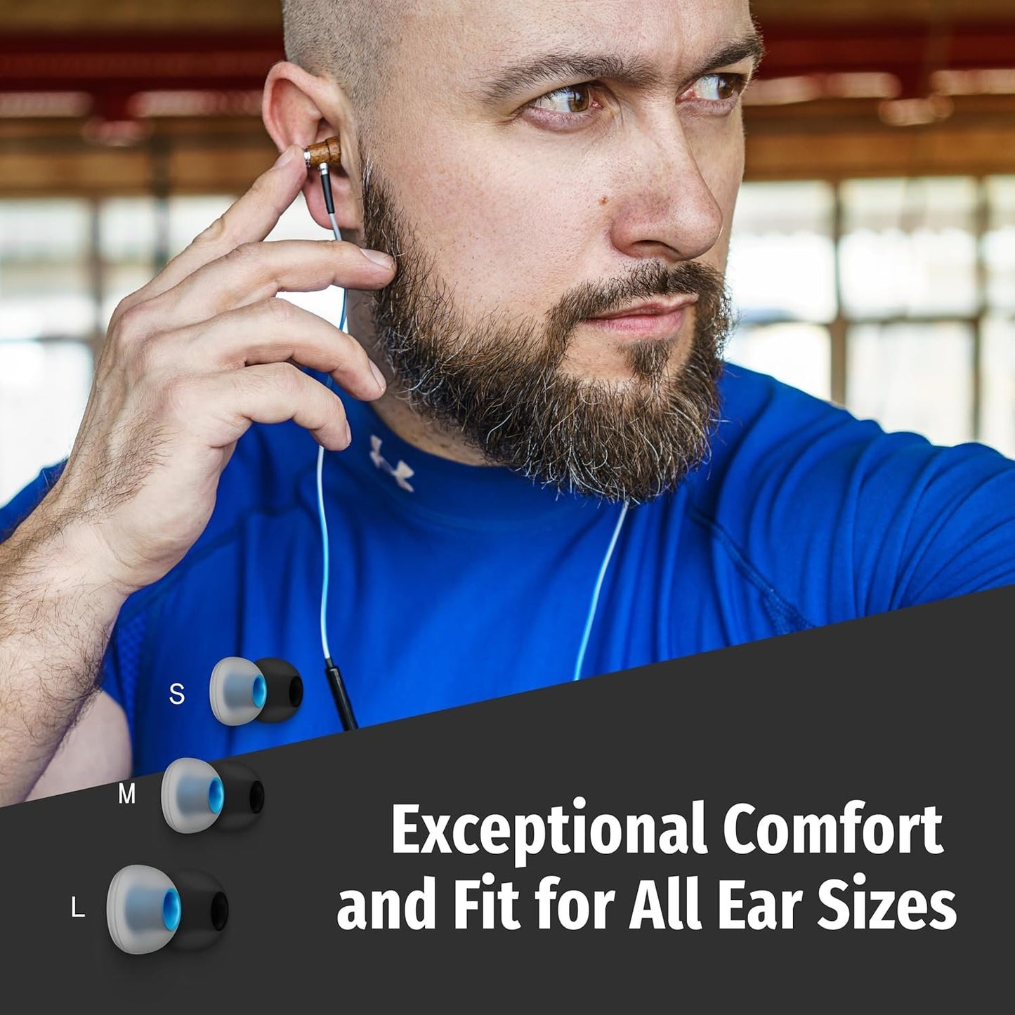 Symphonized Wired Ear buds with Microphone — 90% Noise Cancelling In Ear Headphones Wired, Ear Buds Wired, Earbuds for Computer, Android & PC — Corded Earbuds, Plug In Earphones with Mic (3.5mm Jack)