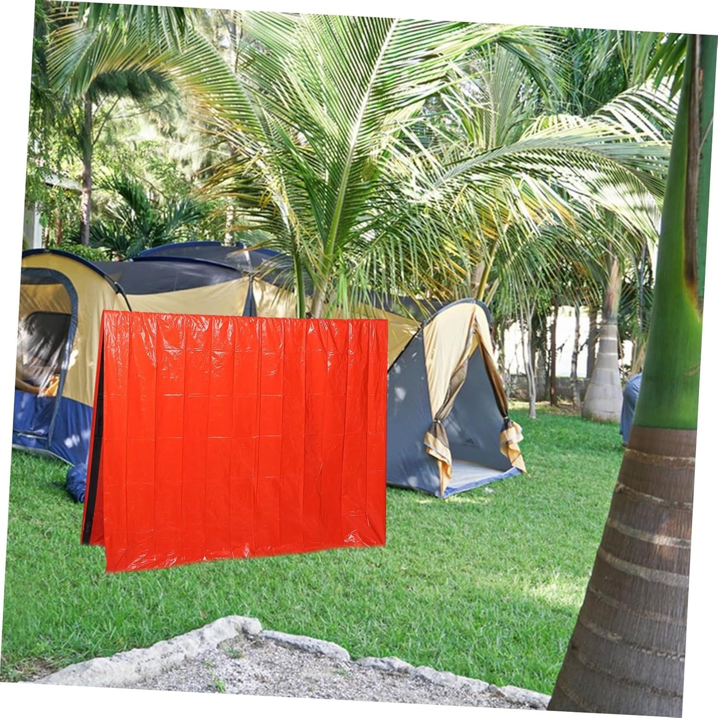 BESPORTBLE Survival Tent Emergency Blanket Portable Camping Gear Cold Weather Protection Tear-Resistant Material