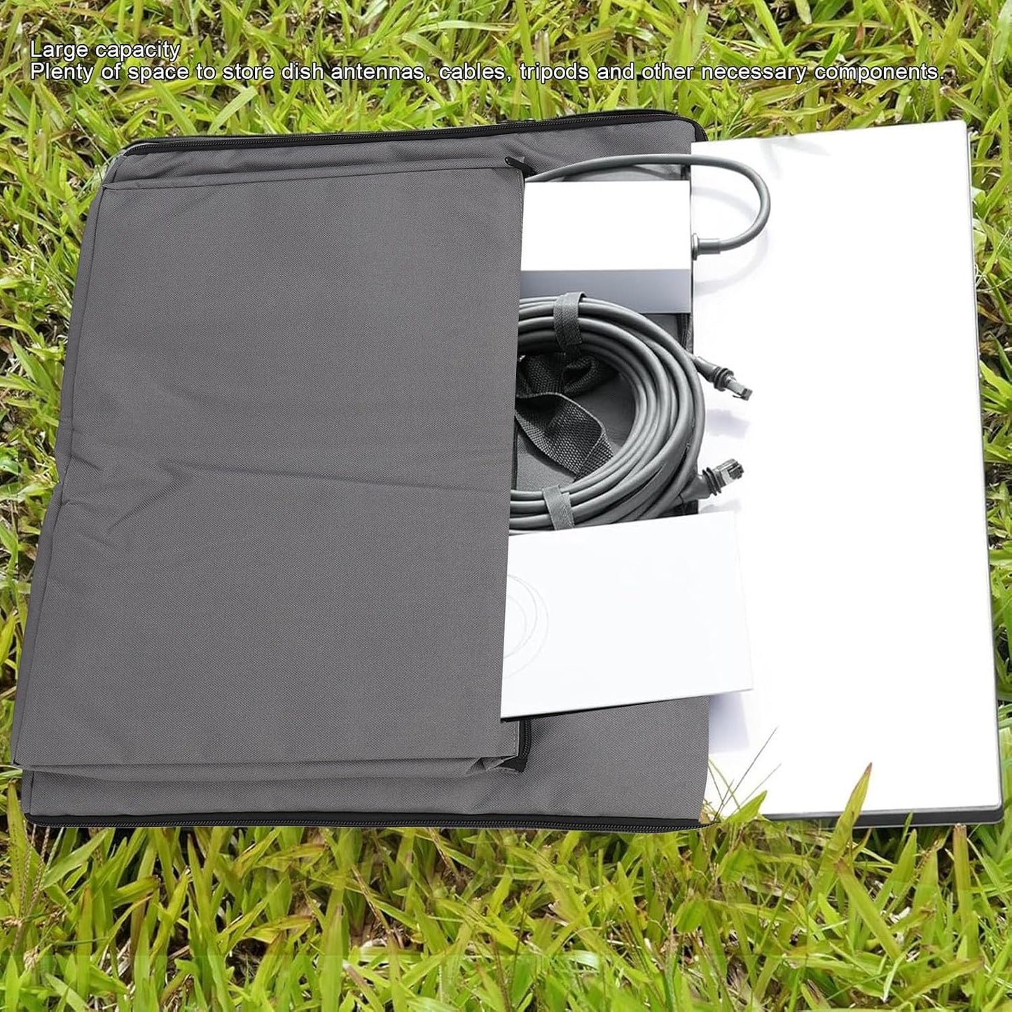 Outdoor Travel Bag - Backpack for Dish and All Accessories, Lightweight and Easy to Carry, Portable Satellite Travel Bag for Gen 3 Accessories