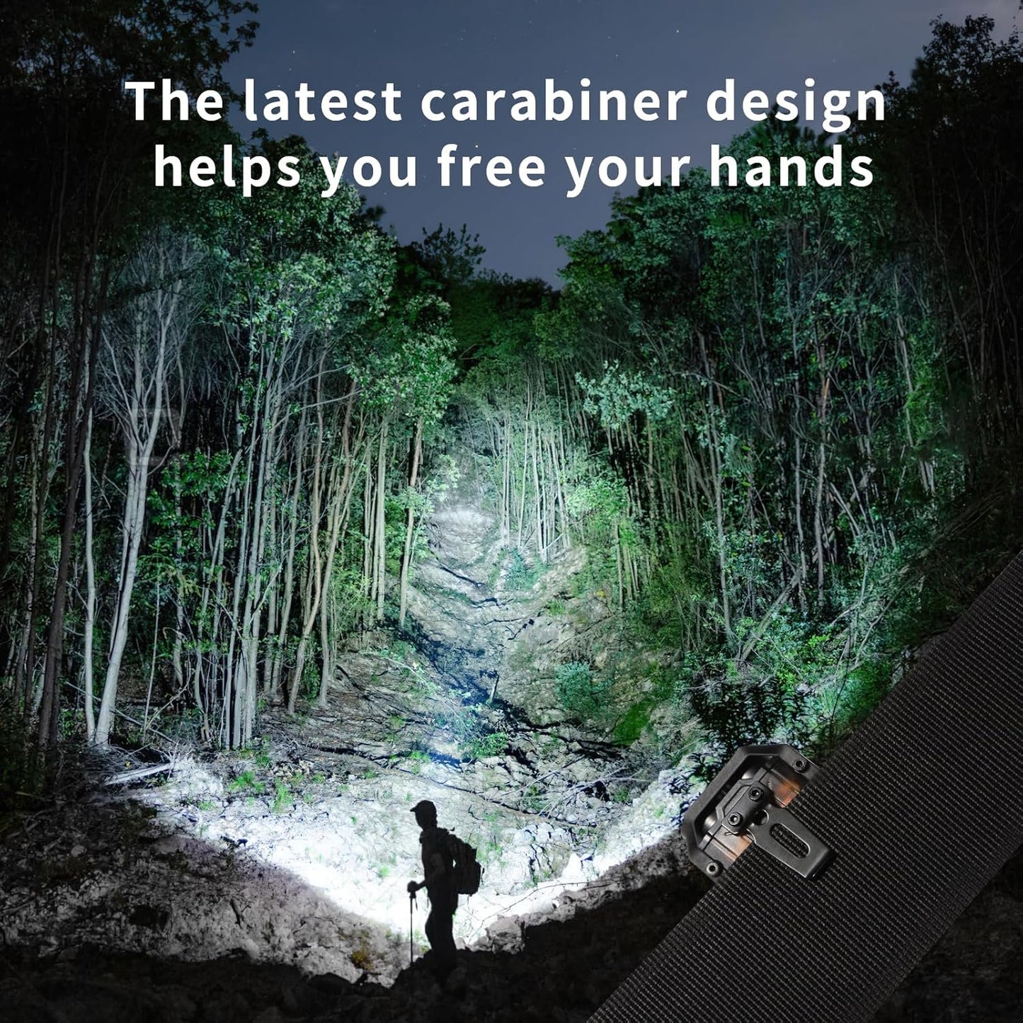 AYKEYON-K Flashlights High Lumens - Super Bright 800 LM, USB C Rechargeable LED Keychain Flash Light with COB Side Light, 8 Modes, IPX5 Pocket Flashlight,Tactical Flashlight（Black）