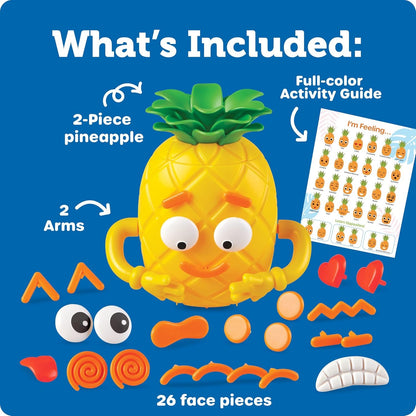 Learning Resources Big Feelings Pineapple - 30 Pieces, Ages 3+ Social Emotional Learning Toy, Creative Play, Body Awareness, Educational Toys for Toddlers