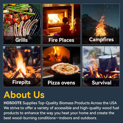 70 pcs Fire Starter - Natural Fire Starters for Fireplace, Pellet Stove & Wood, Campfires, BBQ, Pizza Oven, Fire Pit, Smoker - Fire Starters for Grill, Charcoal Fire Starter for Grill