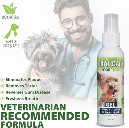 Complete Oral Care from The Founders of PetzLife - 4 oz (Peppermint Gel)